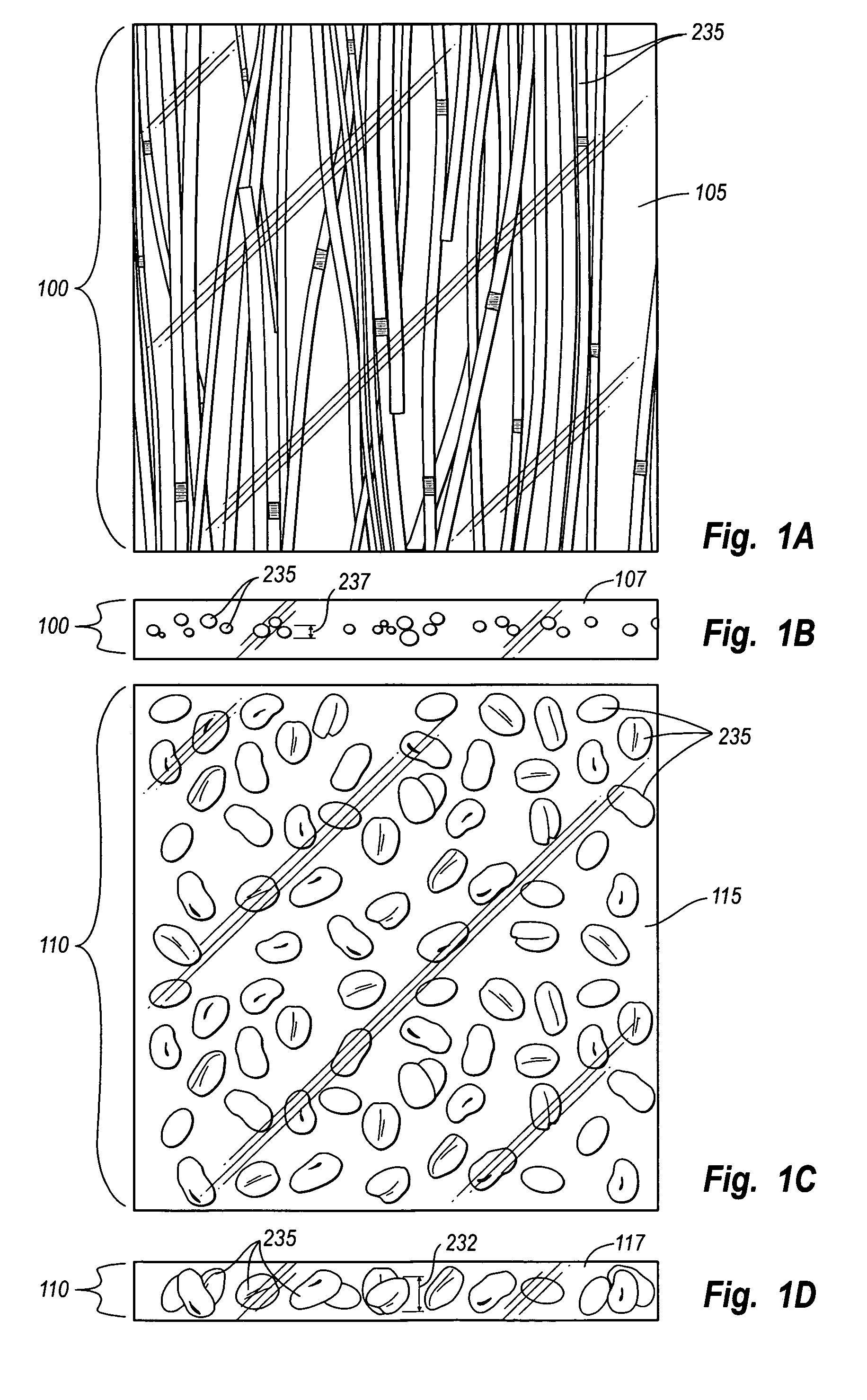 Architectural laminate panel with embedded compressible objects and methods for making the same