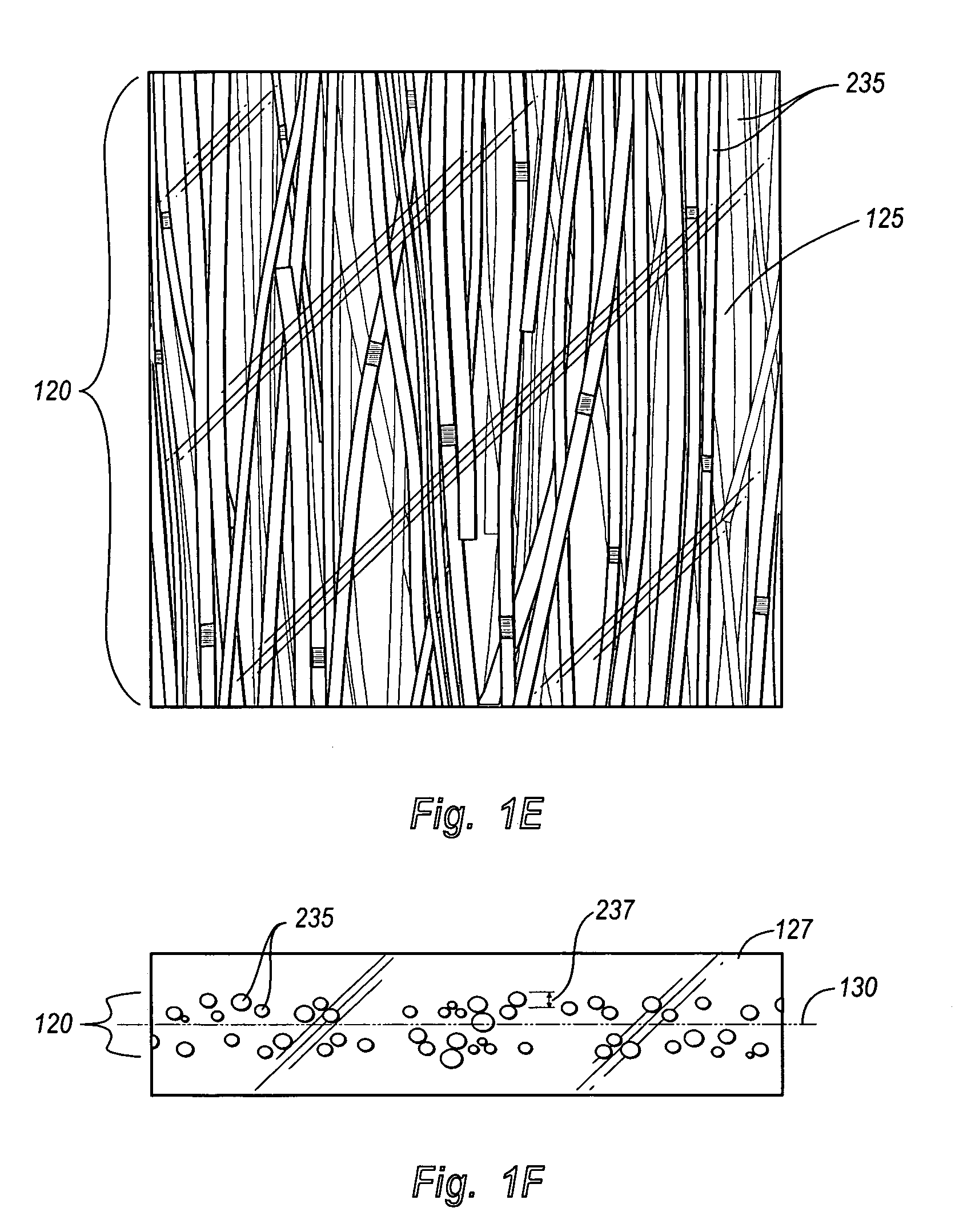 Architectural laminate panel with embedded compressible objects and methods for making the same