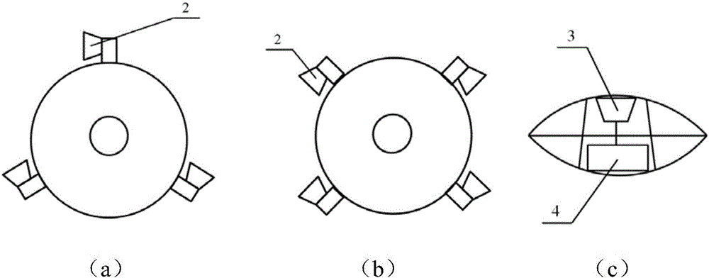 Disc-shaped underwater vehicle based on vortex motion