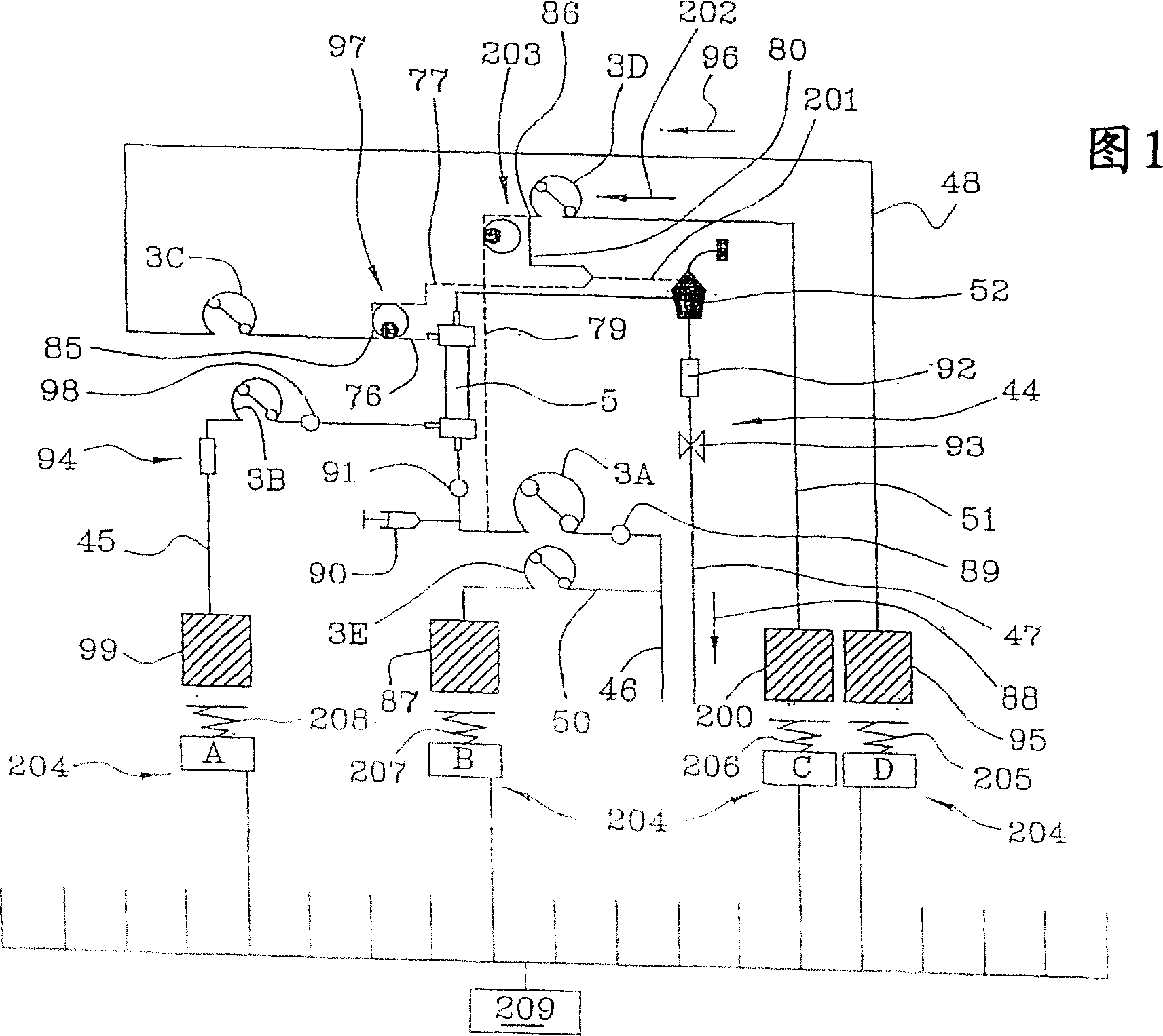 Integrated blood treatment module and extracorporeal blood treatment apparatus