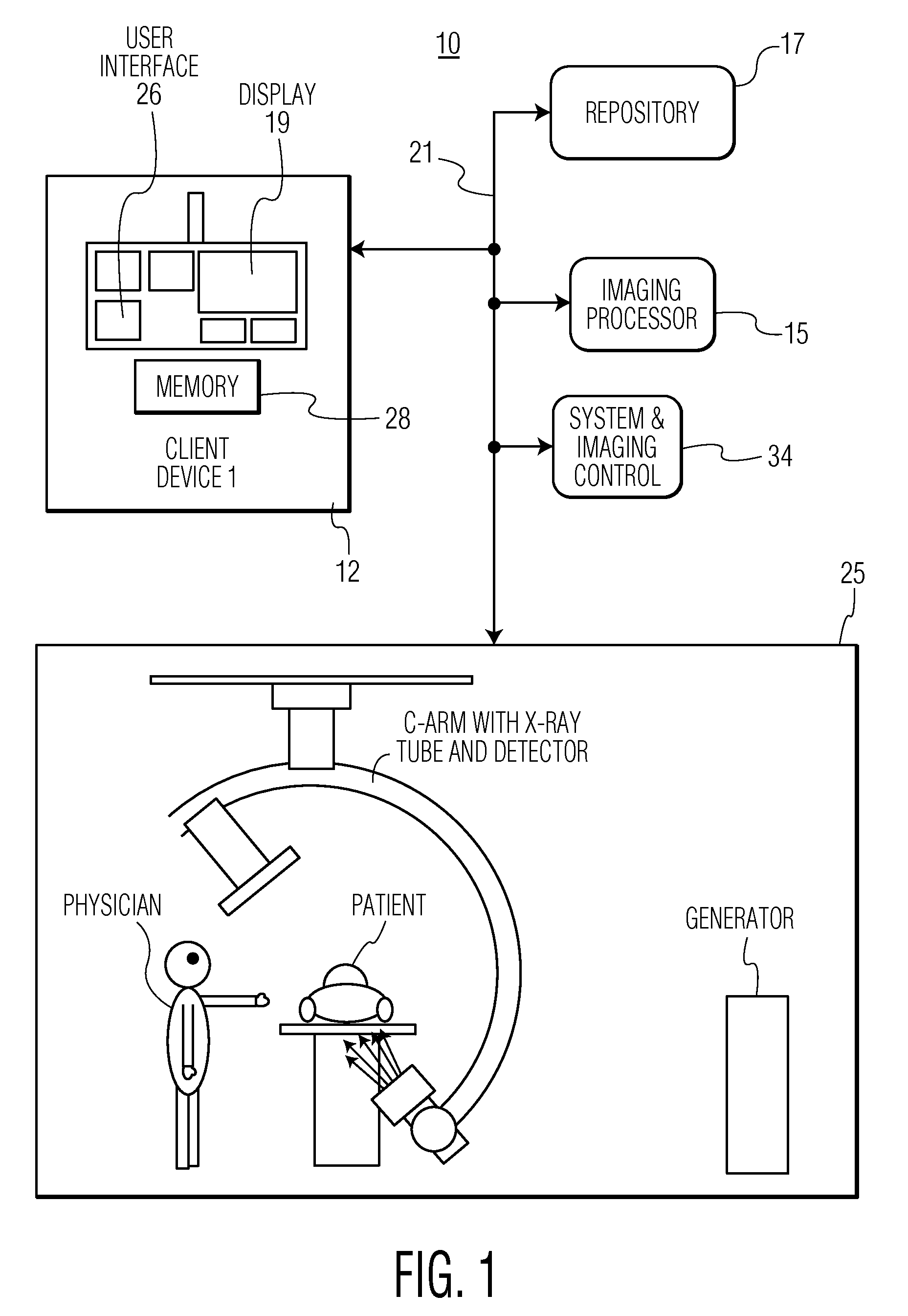 System for Generation of a Composite Medical Image of Vessel Structure