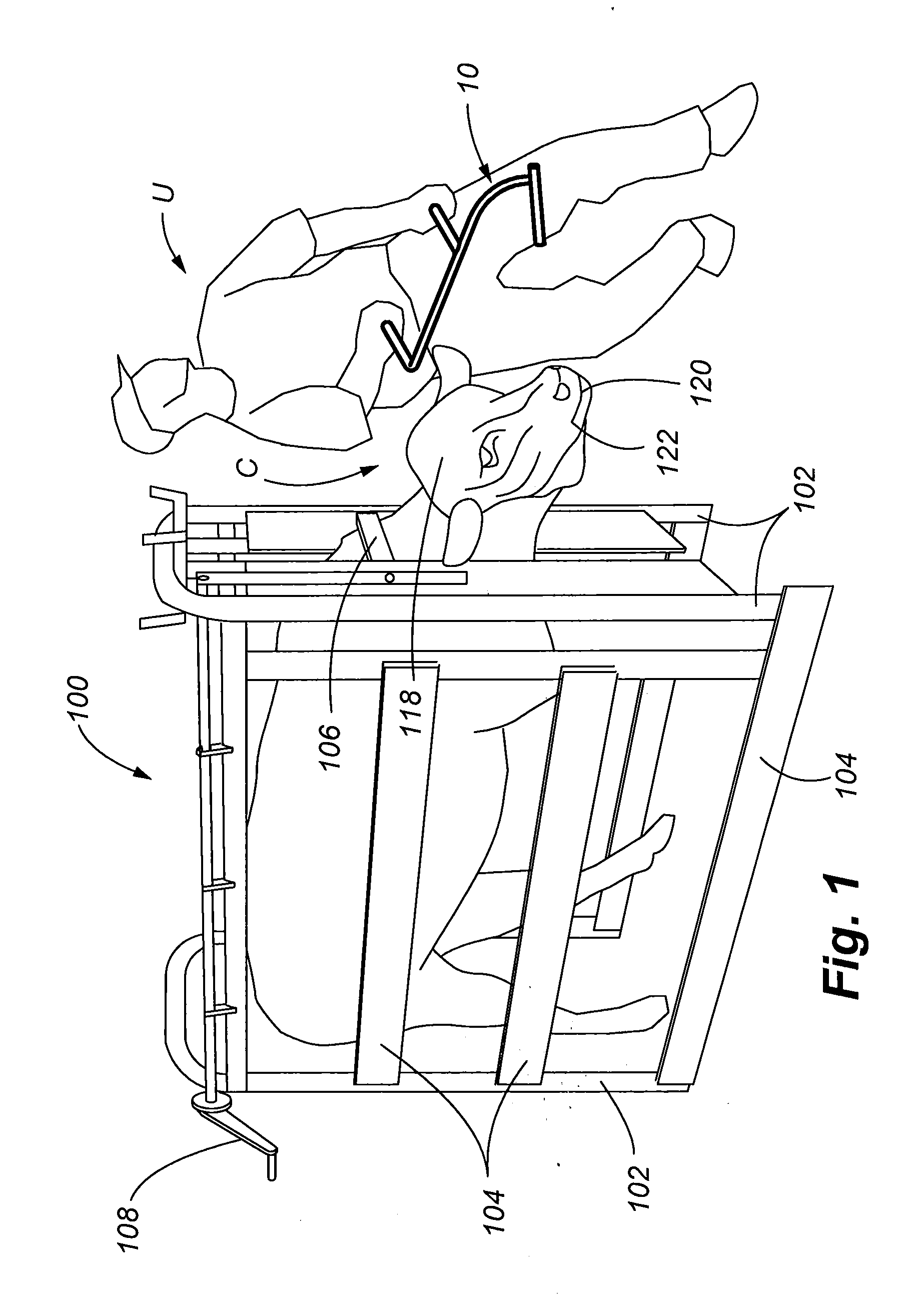 Animal restraint device and method