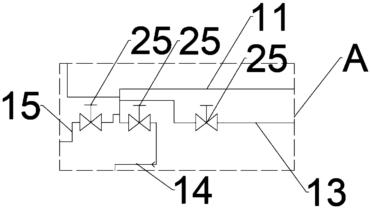 Submarine air foam fire extinguishing system