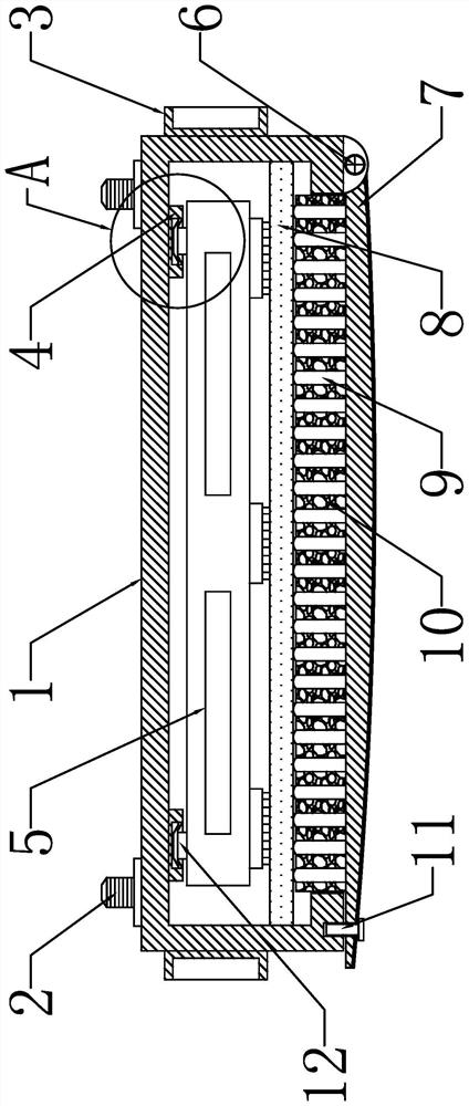 An installation structure of an electronic governor in an unmanned aerial vehicle