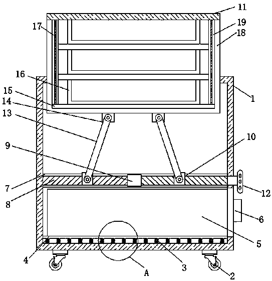 Medical trolley device