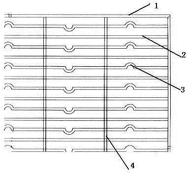 Anti-blocking corrugated plate for screening wet coal slime