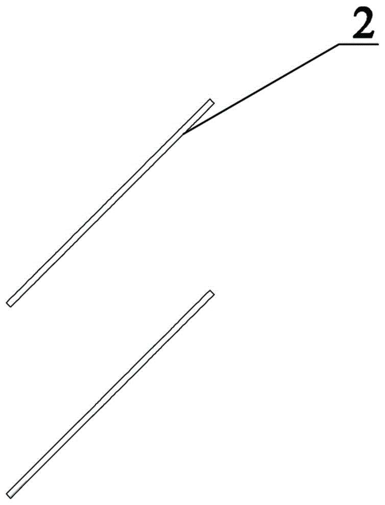 Trapezoidal tilted baffle plate shell and tube type heat exchanger