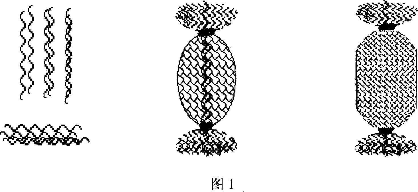 Fiber filtering material having sponge structure, its preparing method and use