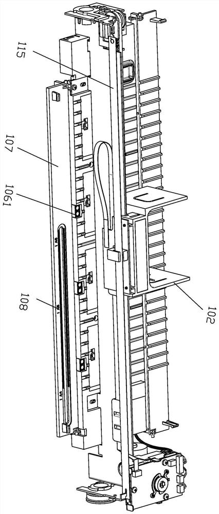 Printing system based on portable printer and expansion piece and control method