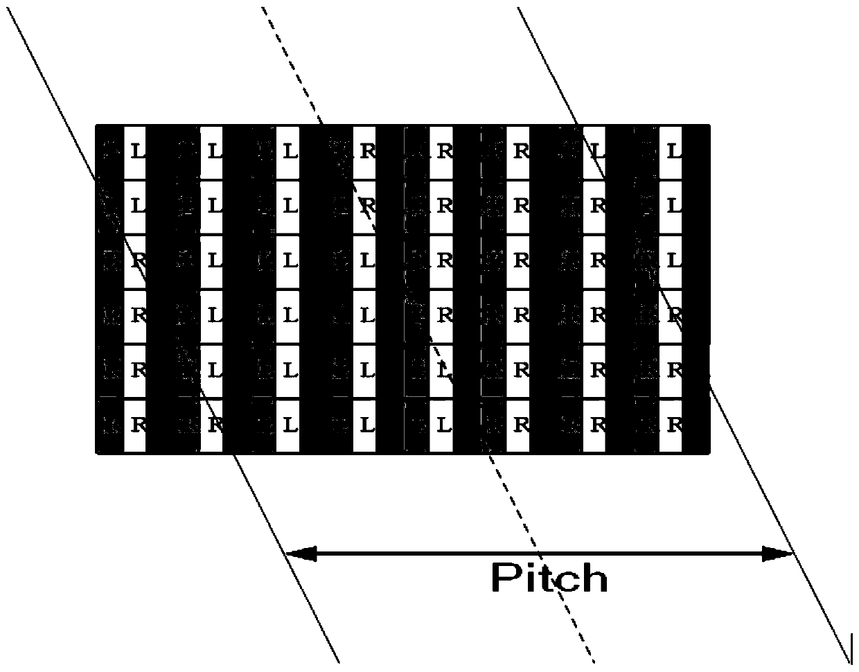 Graph arrangement method and system for naked eye 3D display effect optimization and electronic equipment