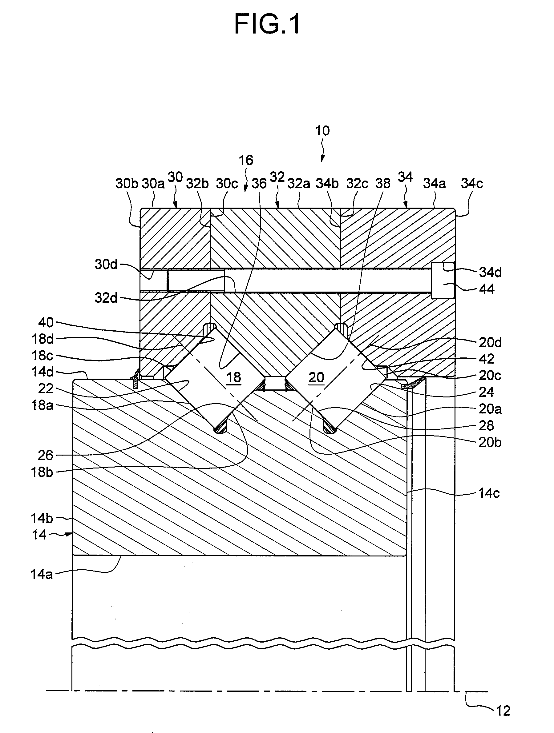 Rolling bearing comprising at least one multipart ring, notably for a wind turbine, and associated mounting method