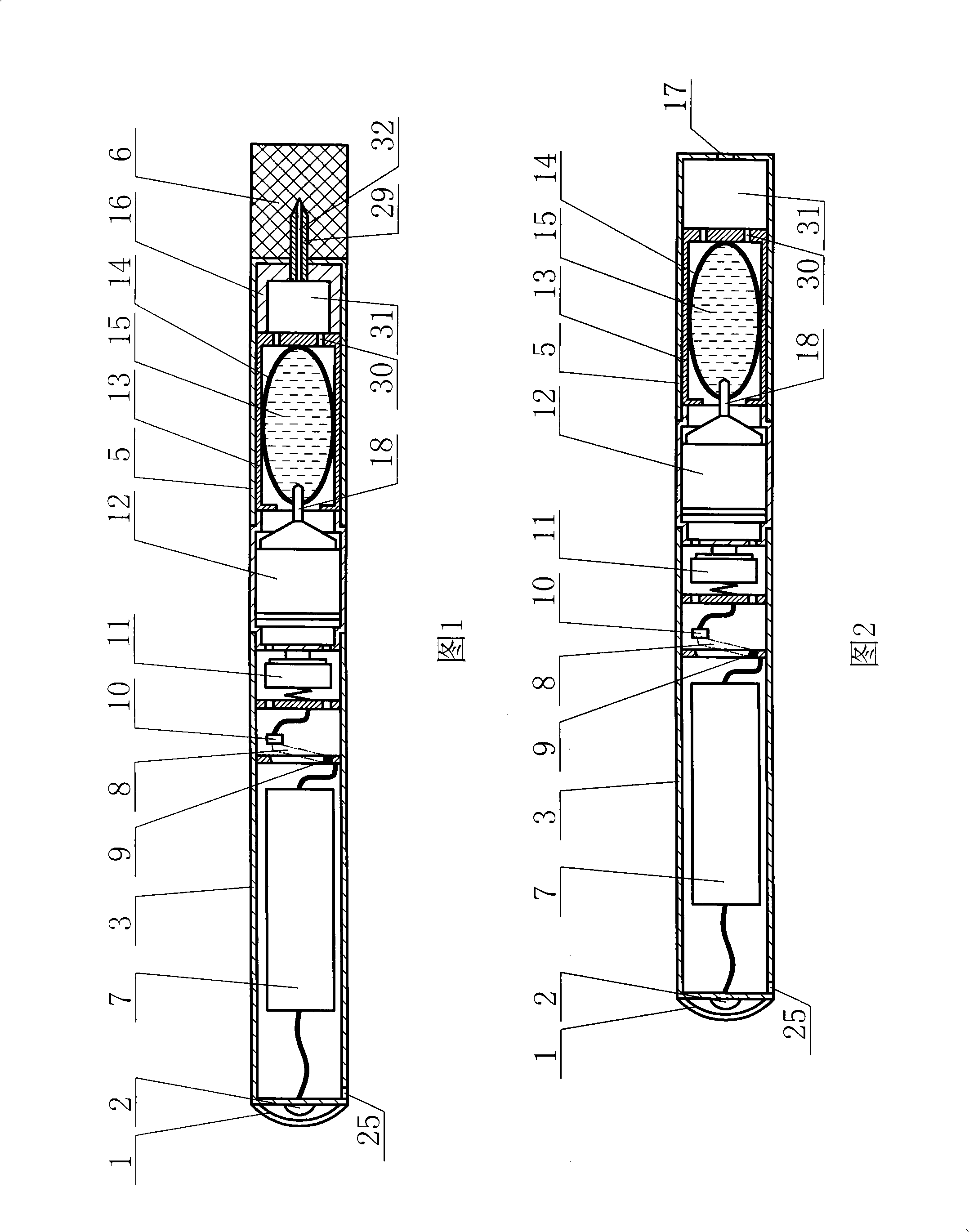 Electronic simulation cigarette and atomizing liquid