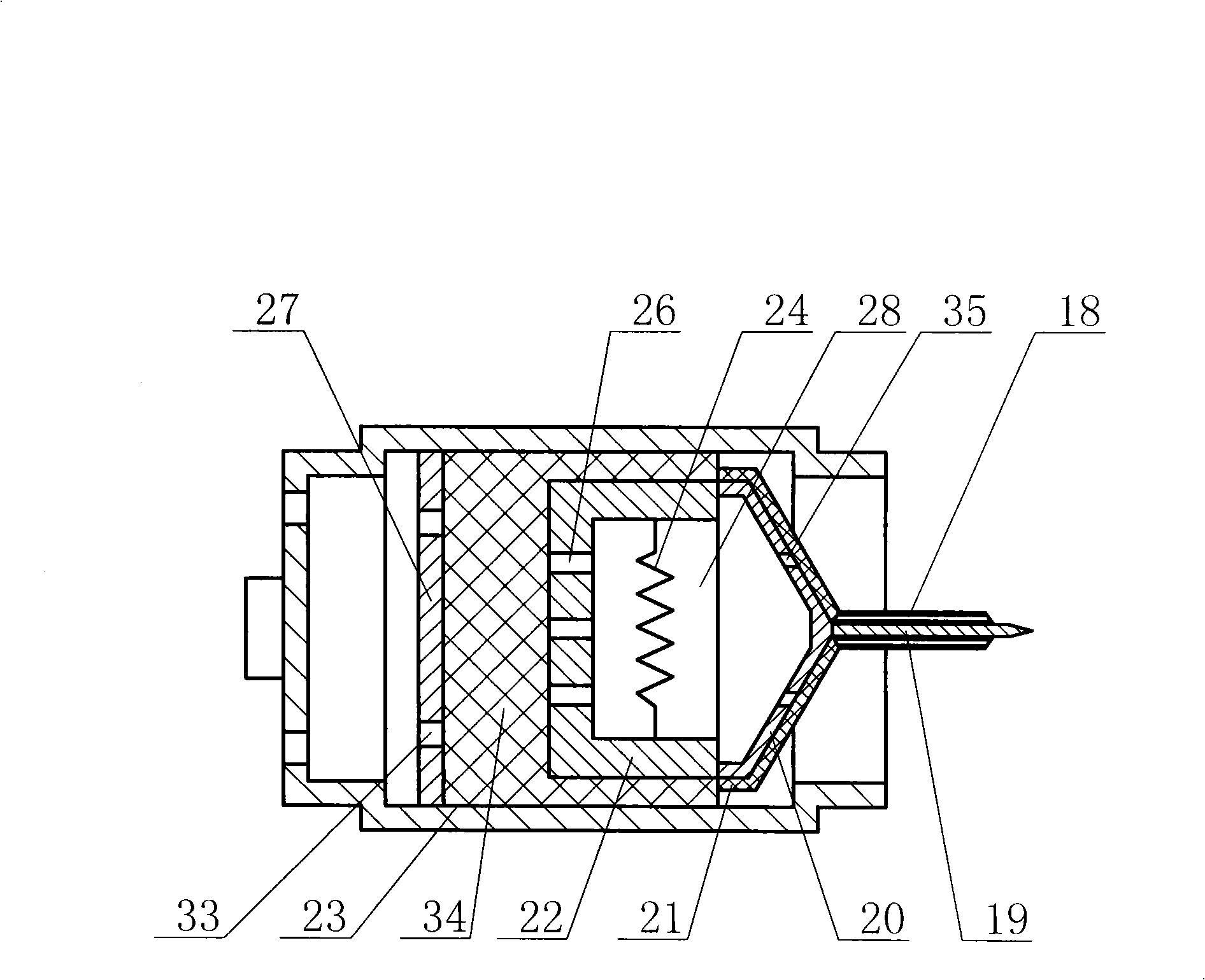 Electronic simulation cigarette and atomizing liquid