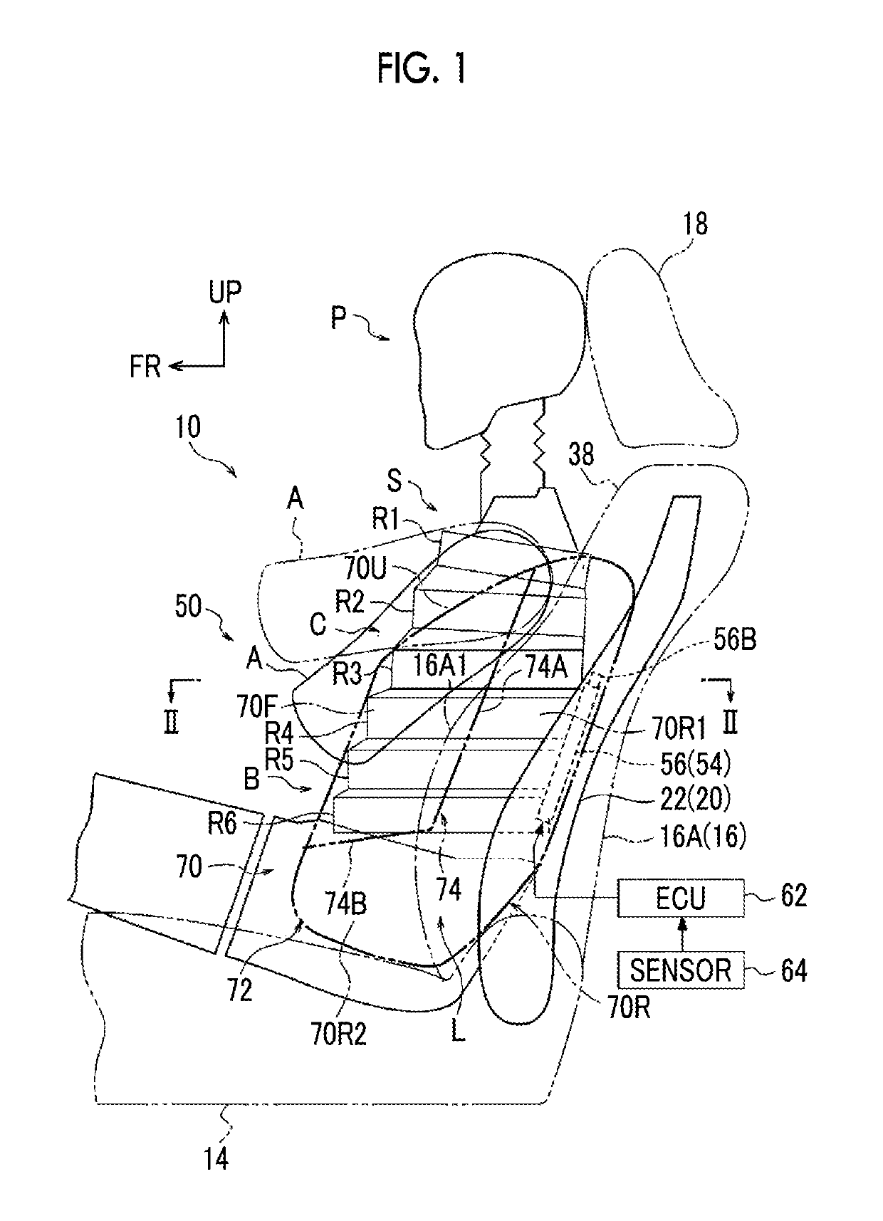 Vehicle seat with side airbag apparatus