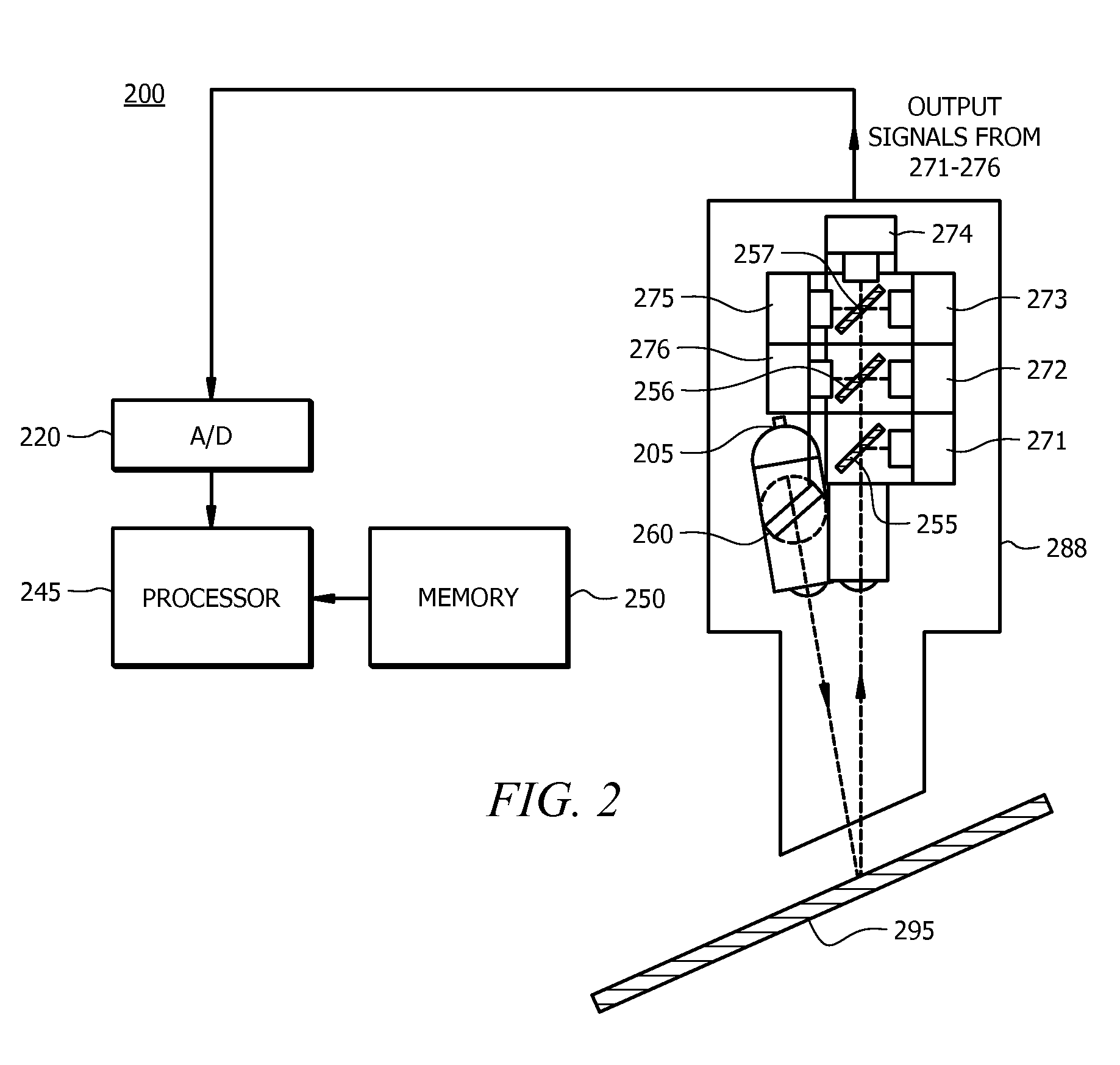 Spectroscopy having correction for broadband distortion for analyzing multi-component samples