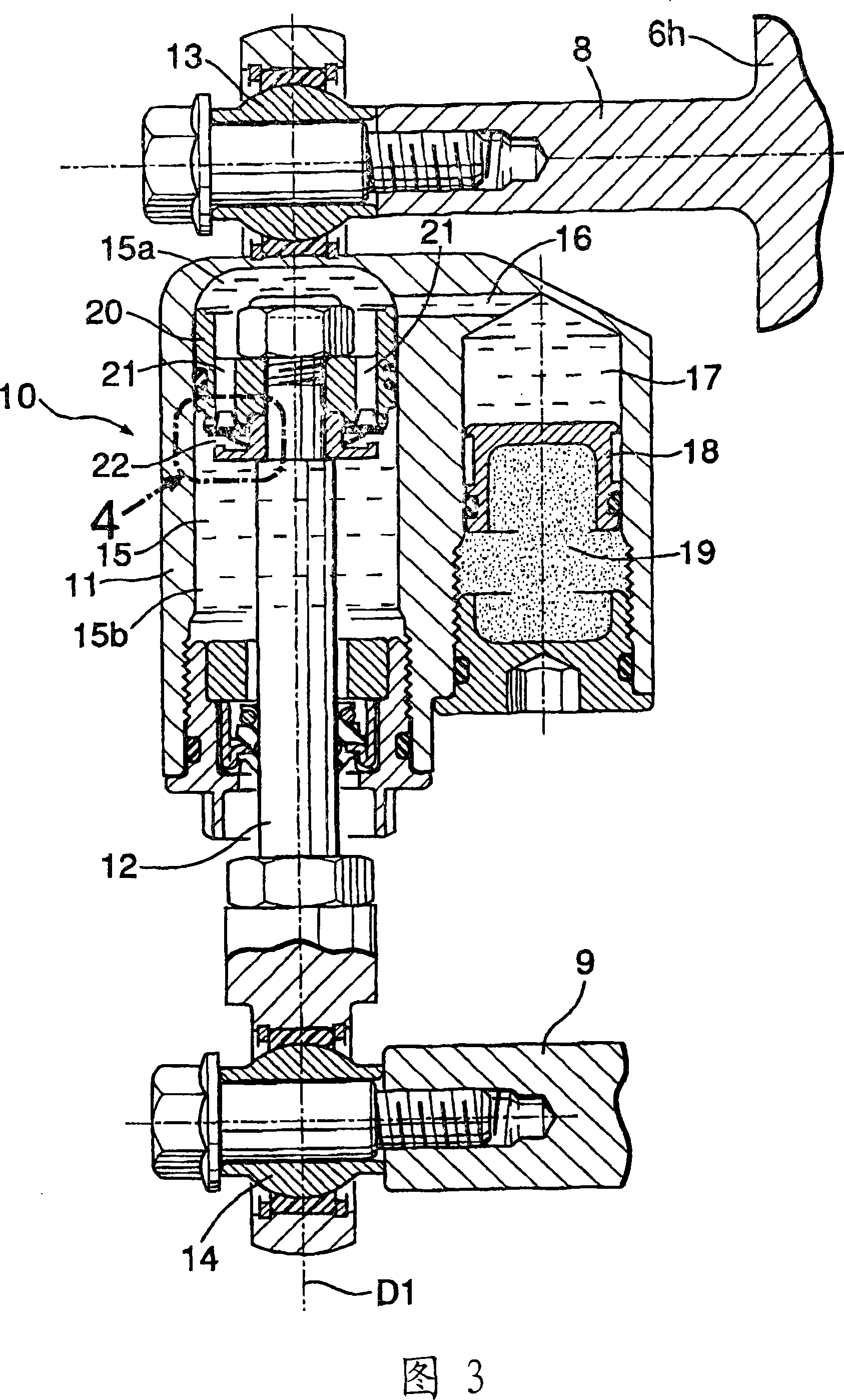 Steering damper device