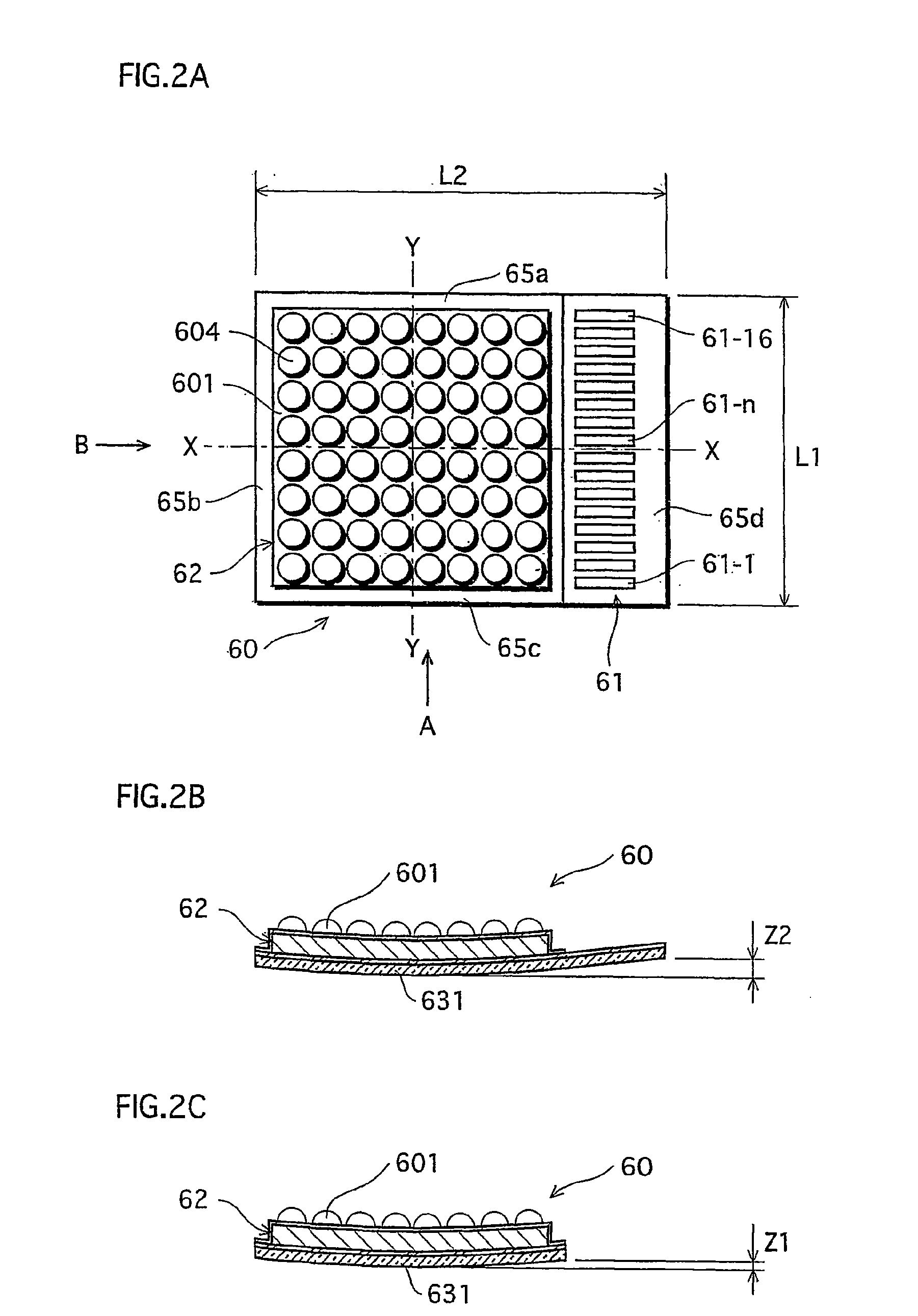 Light emitting module, lighting device and display device