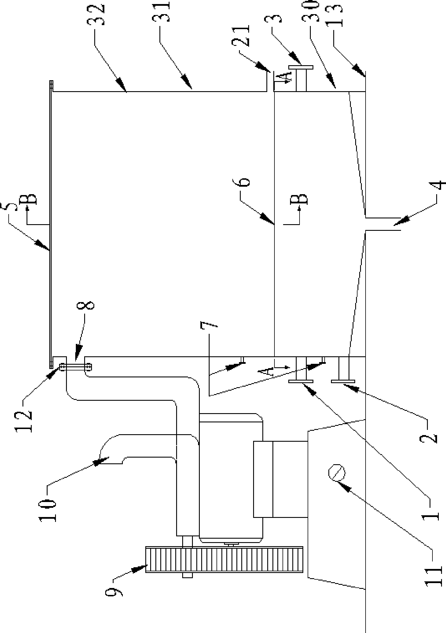 Technique and device for purifying oil-containing exhaust