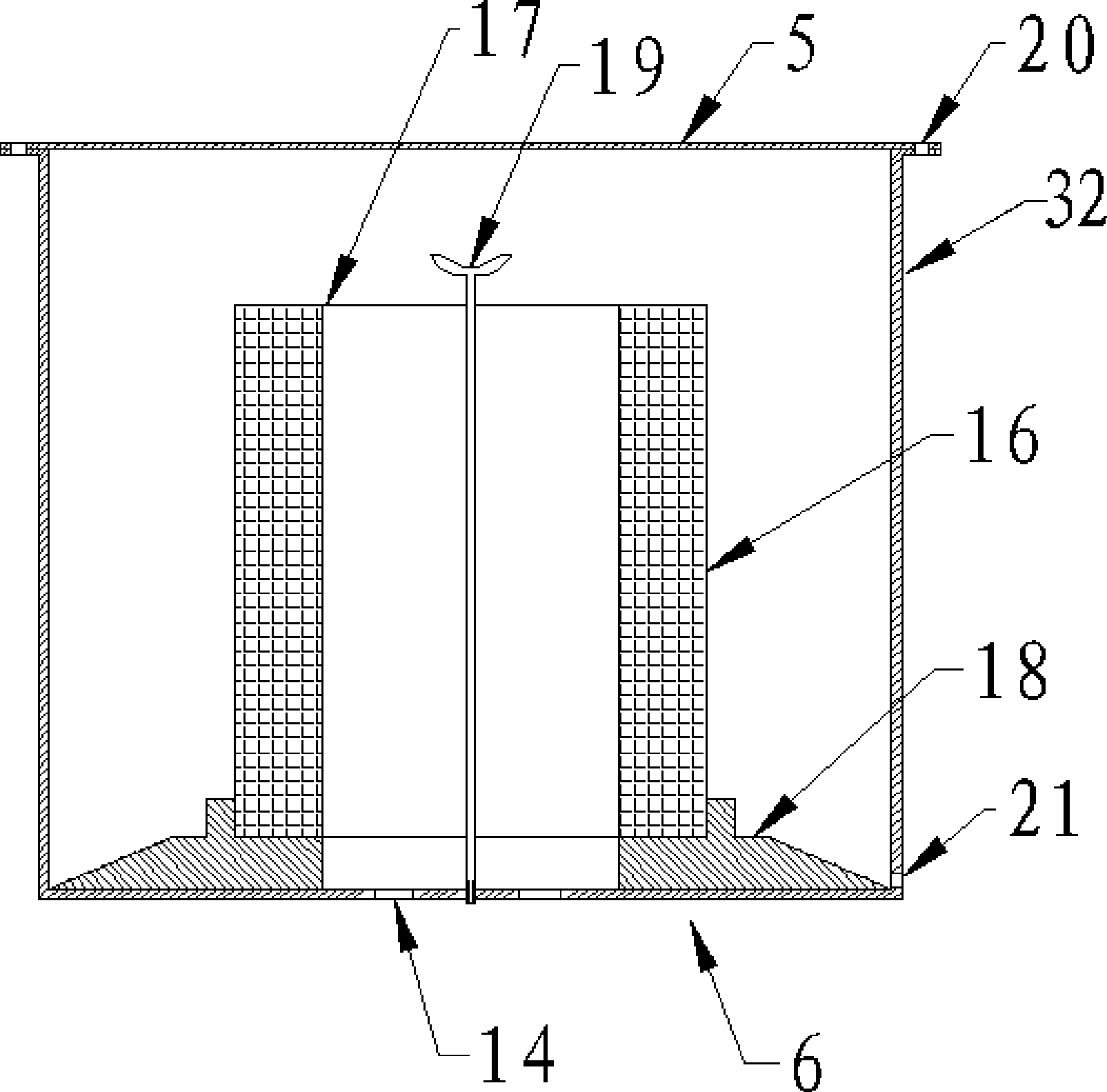 Technique and device for purifying oil-containing exhaust