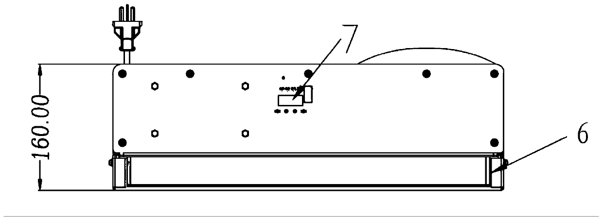 Horizontal dehumidifier