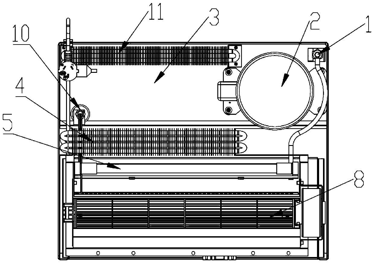 Horizontal dehumidifier