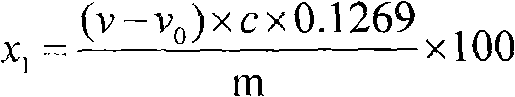 A kind of measuring method to peroxide value in microcapsule product by volumetric method