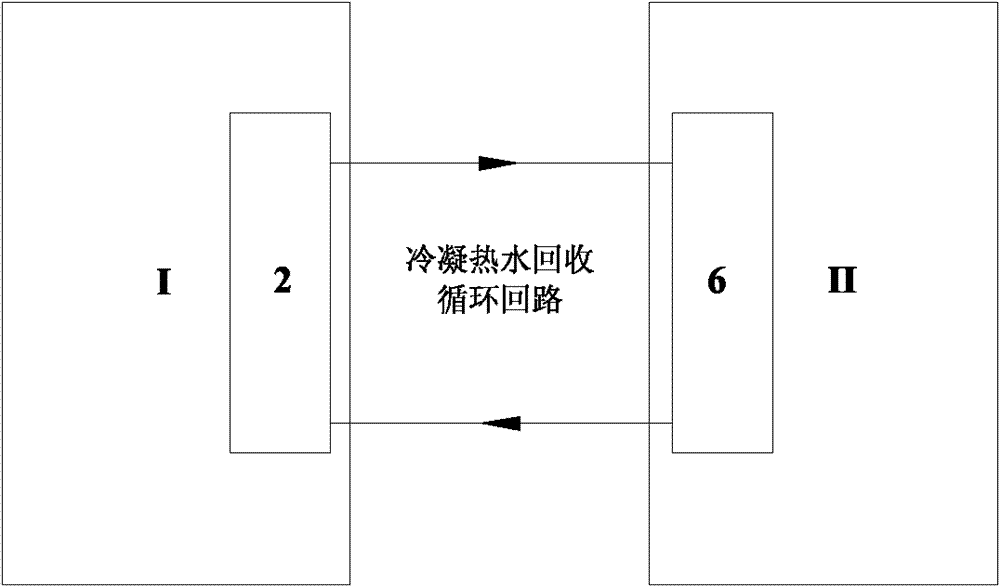 Thermochemical absorption and refrigeration device driven by condensation heat of air conditioning unit