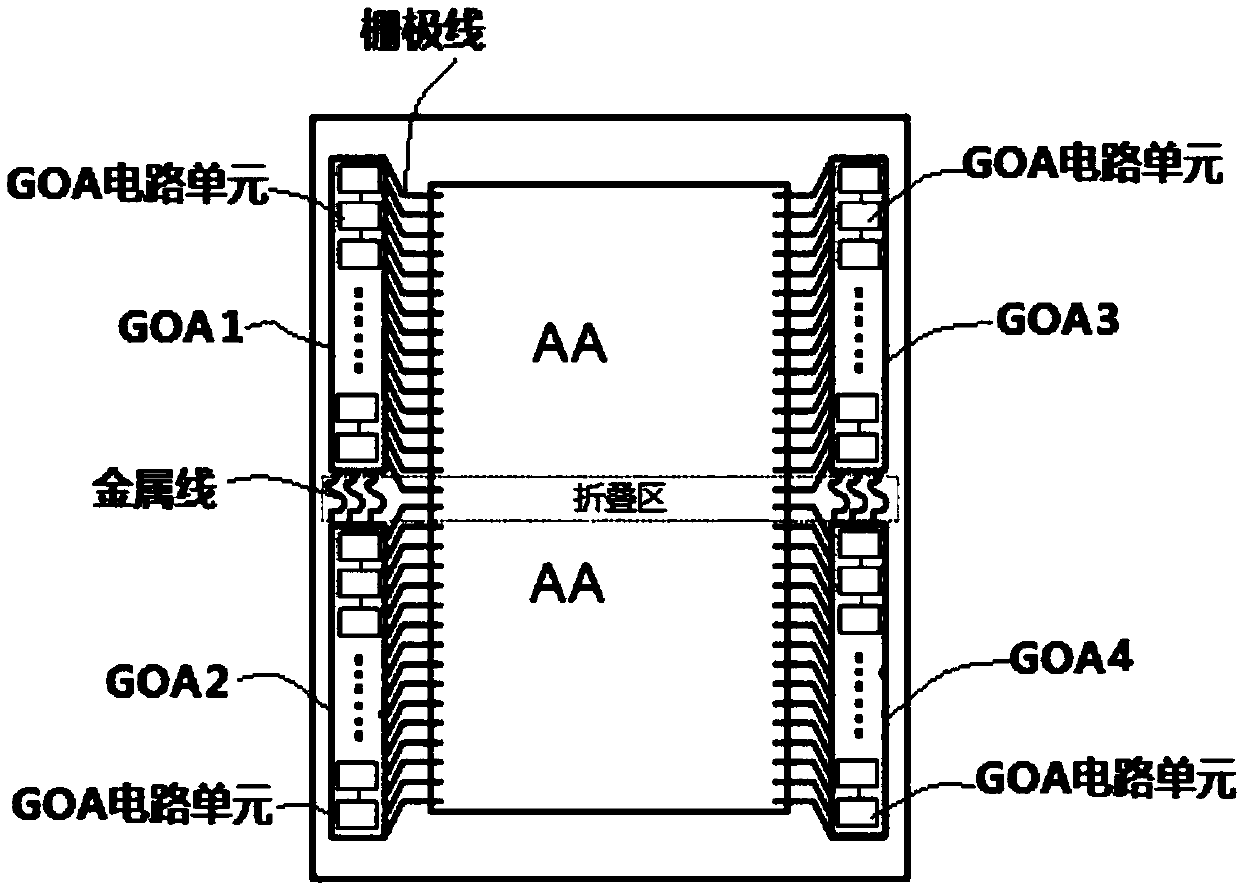 Flexible and foldable display panel