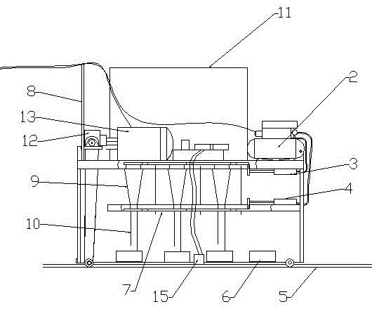 Broiler breeder feeding device