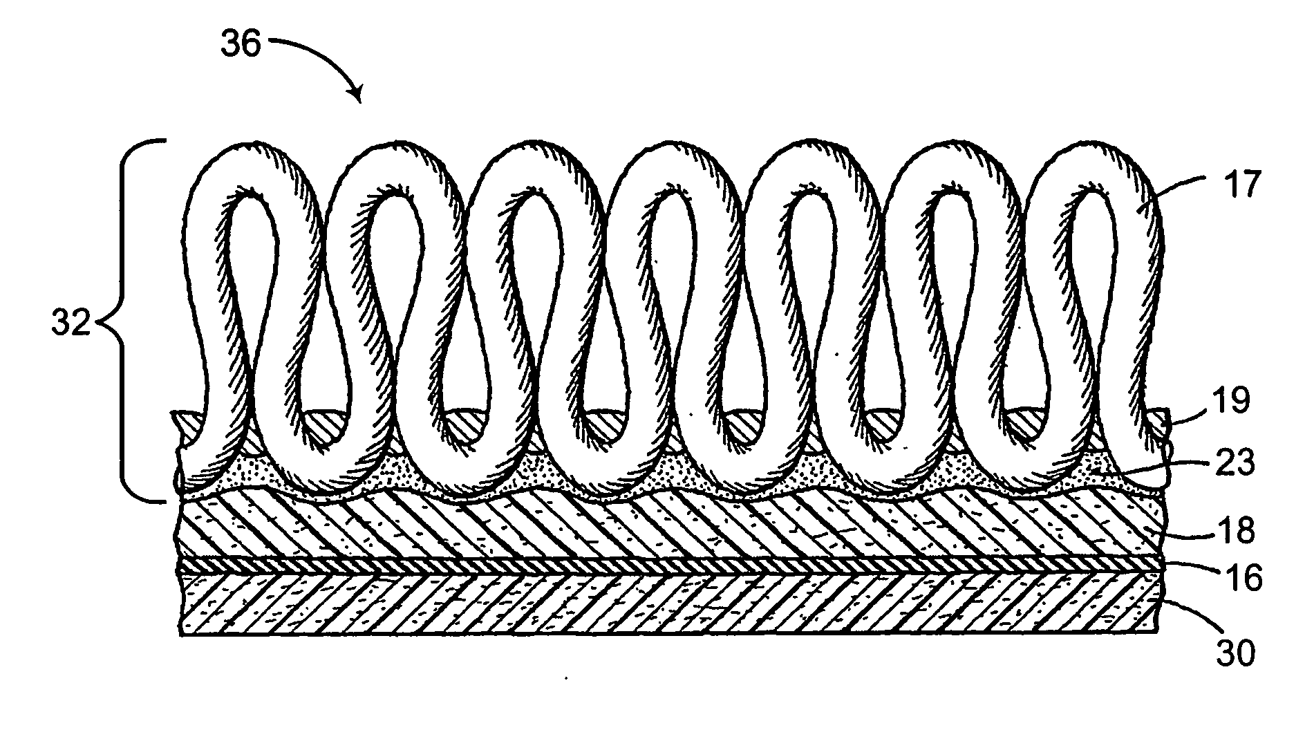 Production of backing component for carpet products