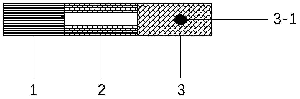 Heating non-winding combustion cigarette containing water capsule