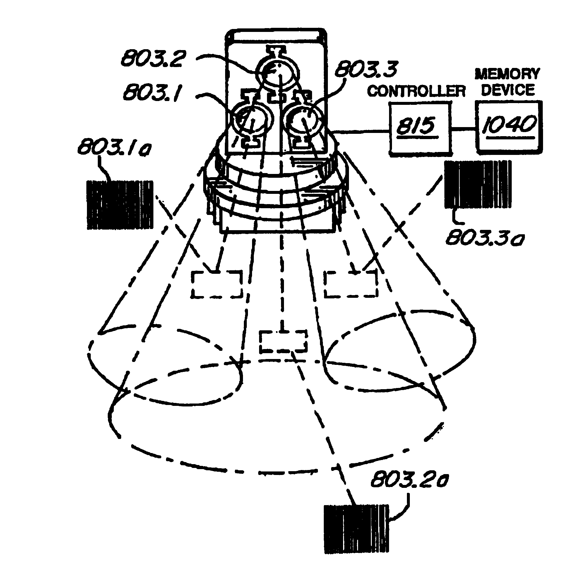 LED warning light and communication system