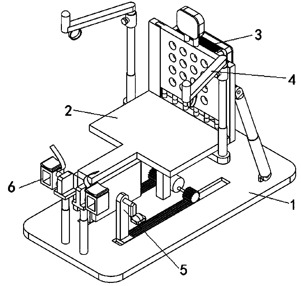 Orthopaedic rehabilitation treatment assistant nursing device and nursing method