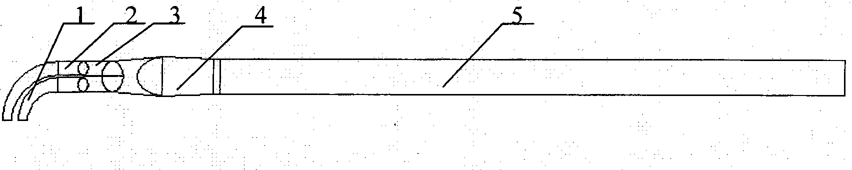 Low dropout decompression transfer line