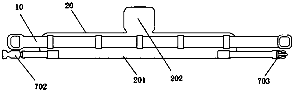 Application method of intelligent caring waist belt