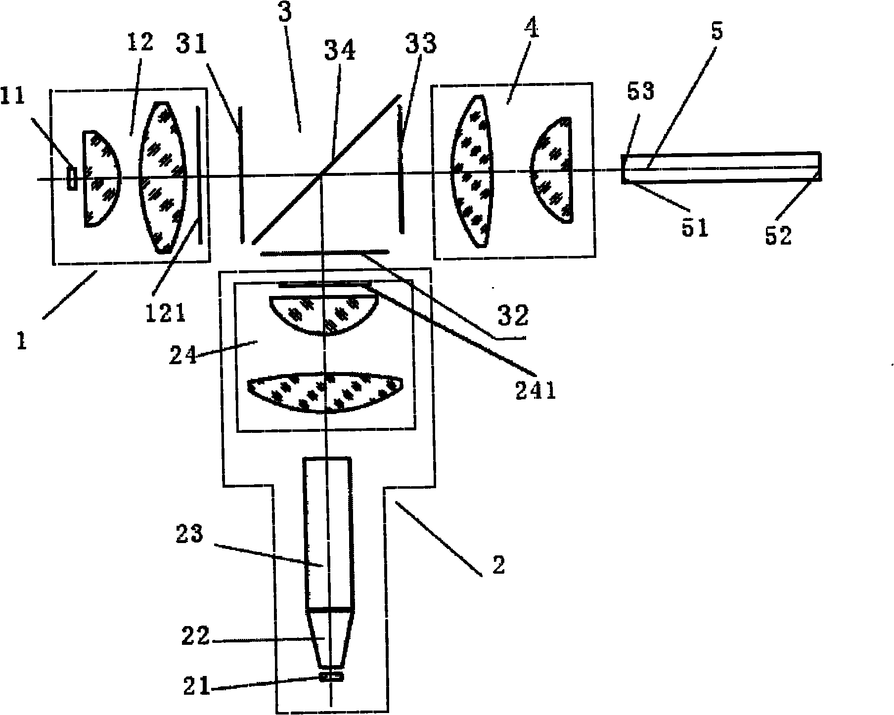 LED illumination light source device using LED complementary color light