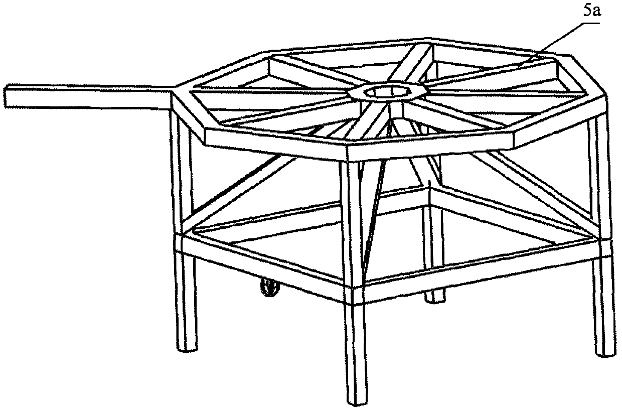 Deck-type discharge device