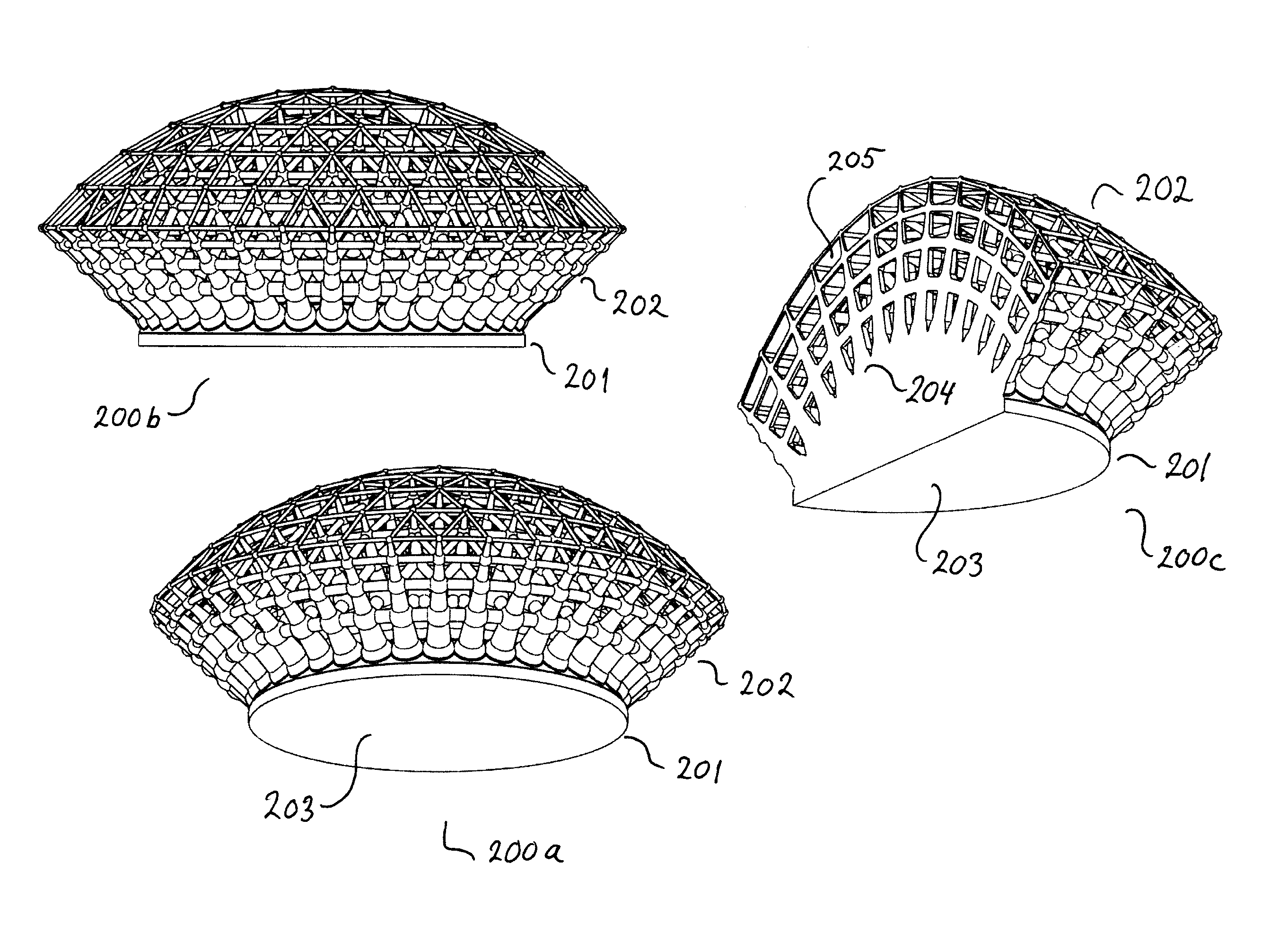 Heat Sink Having a Cooling Structure with Decreasing Structure Density