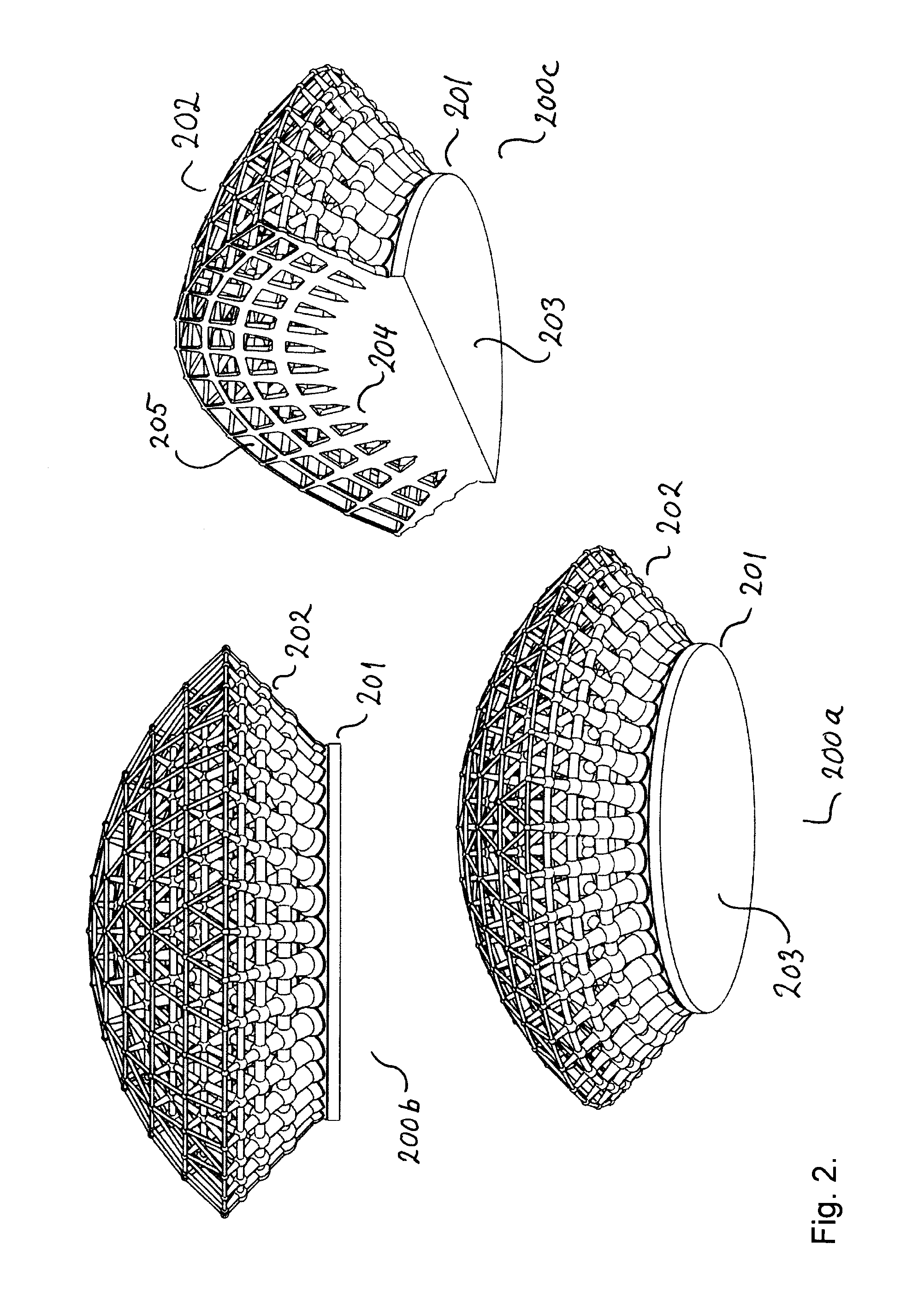 Heat Sink Having a Cooling Structure with Decreasing Structure Density