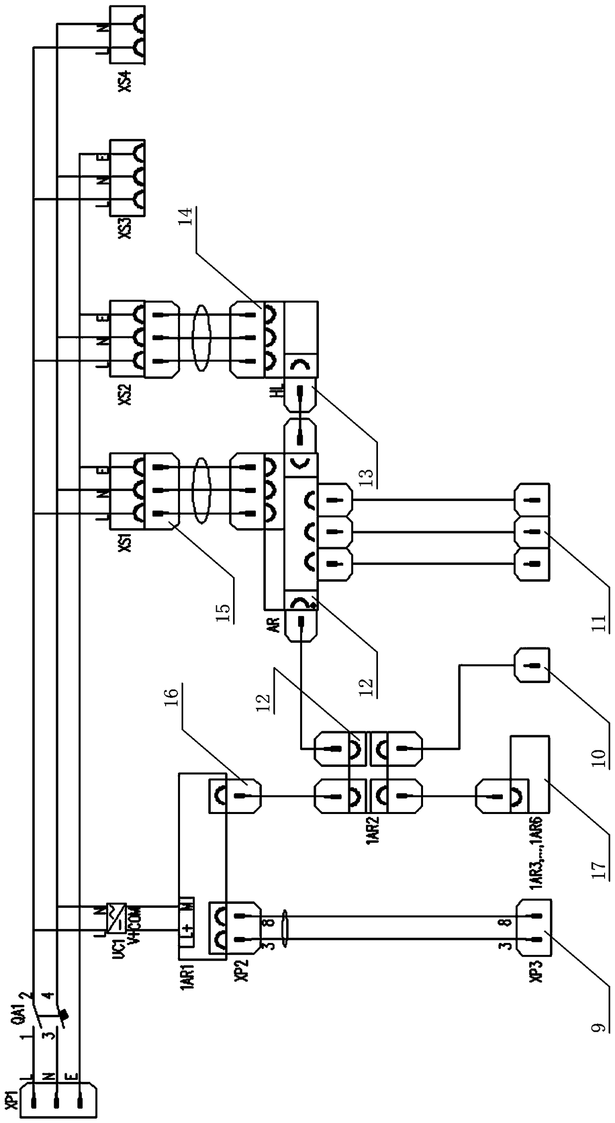 A converter interface testing device and method