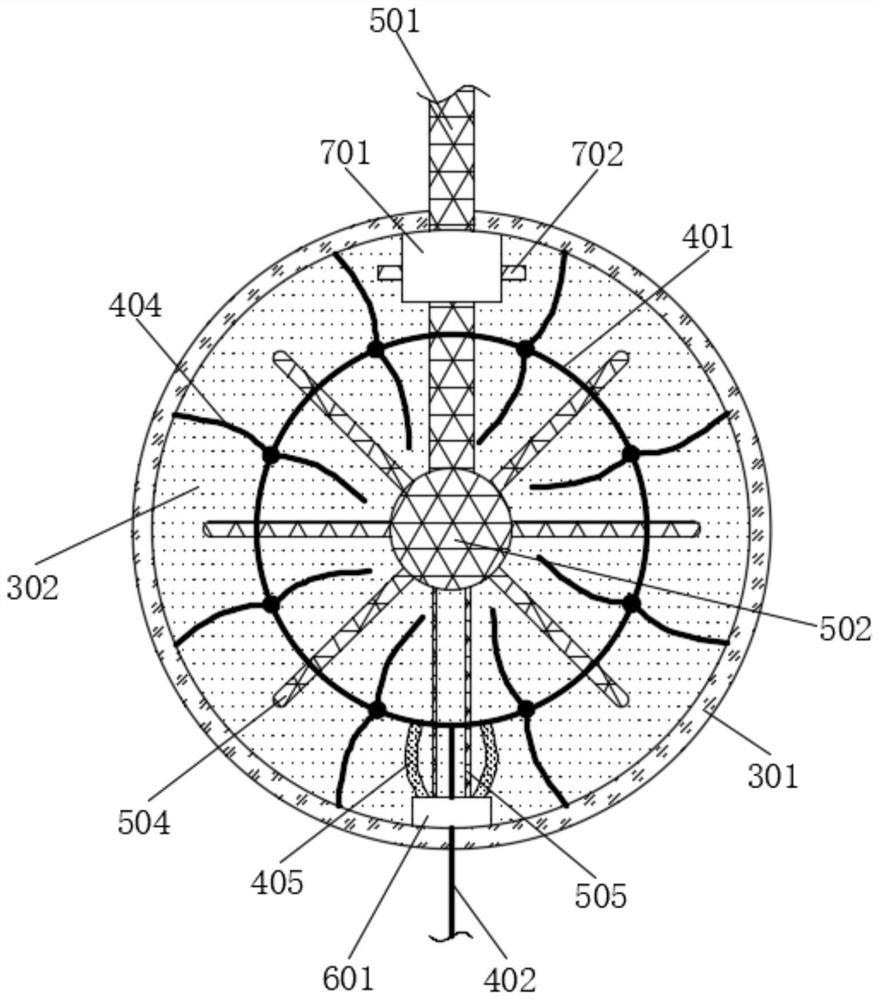 Automatic push-pull fluff adsorption device for textile wastewater treatment