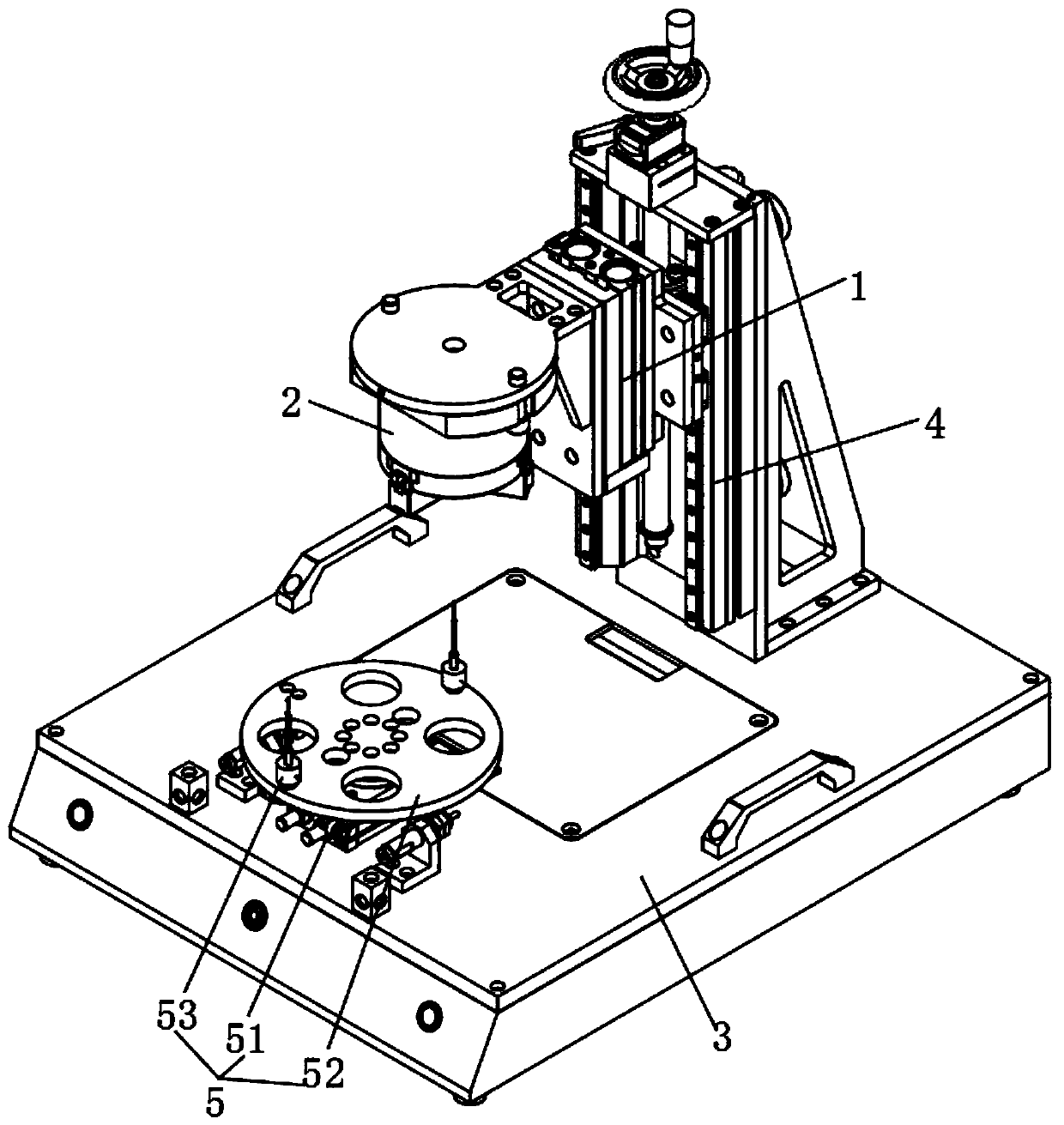 Process equipment for tungsten needle electrode riveting