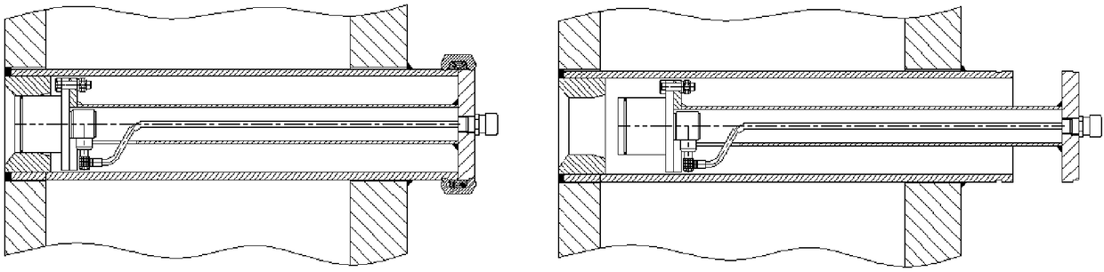 Quick soil pressure sensor replacing device