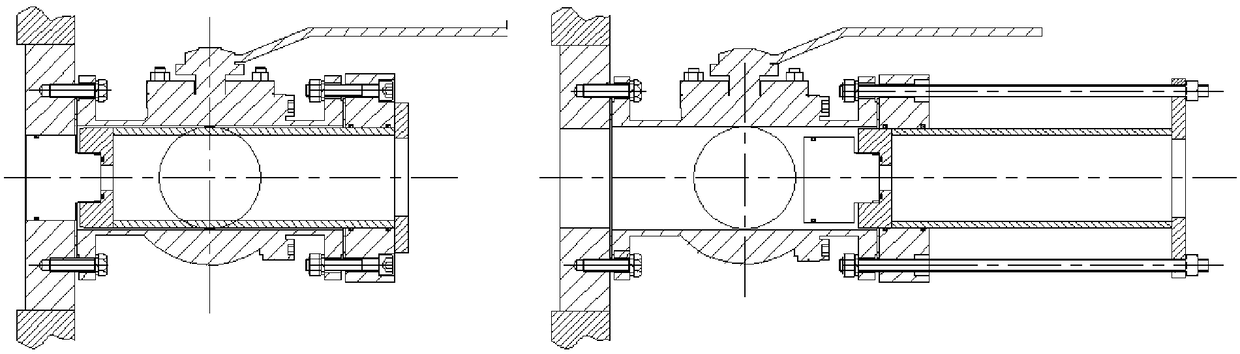 Quick soil pressure sensor replacing device