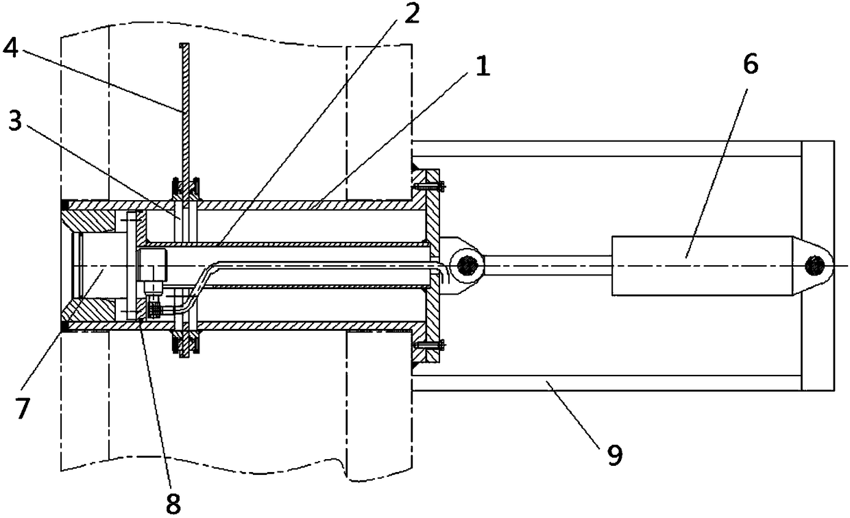 Quick soil pressure sensor replacing device