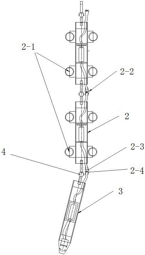 Measuring method and device for foundation pit deep horizontal displacement and underground water level