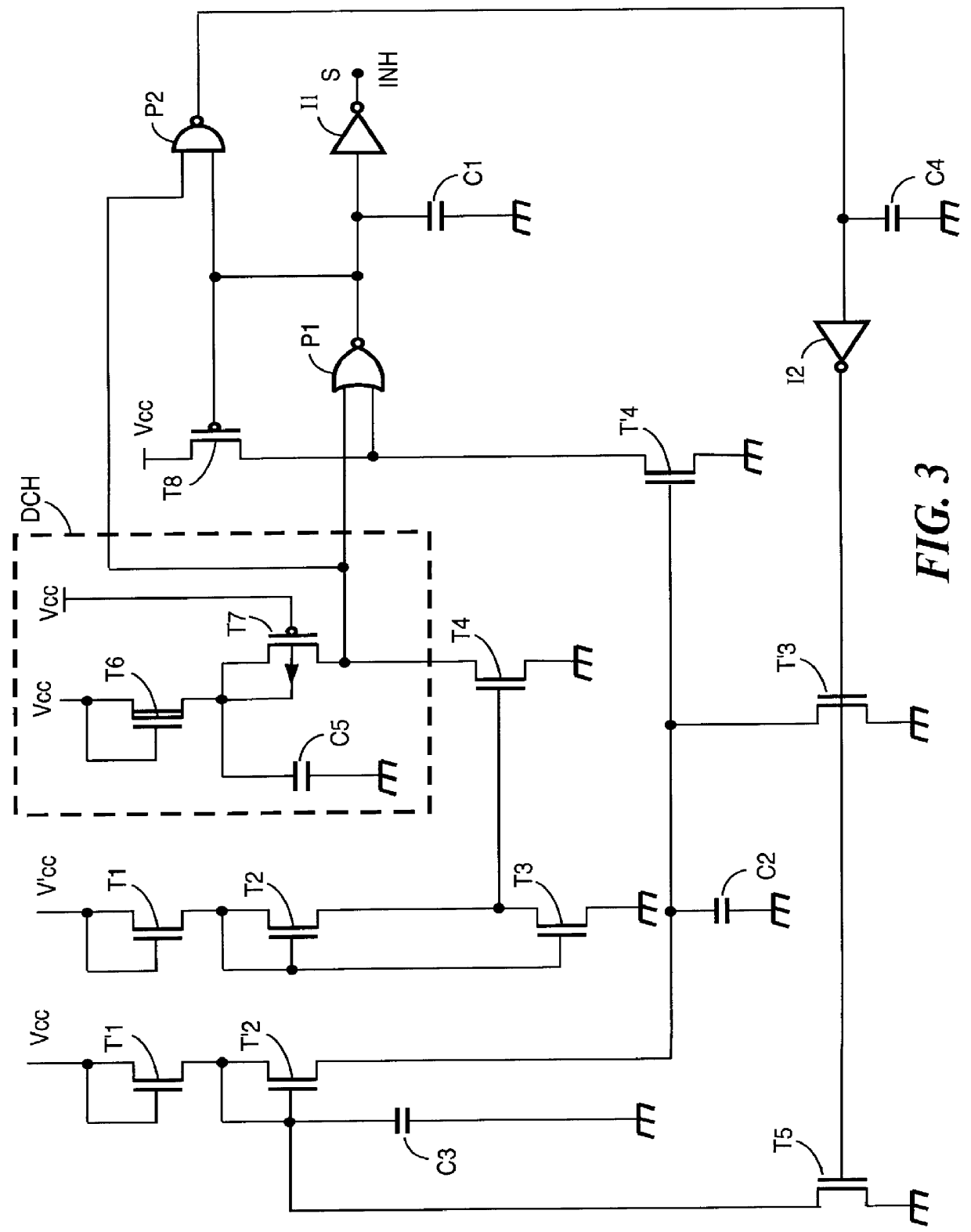 Power-on-reset circuit providing protection against power supply interruptions