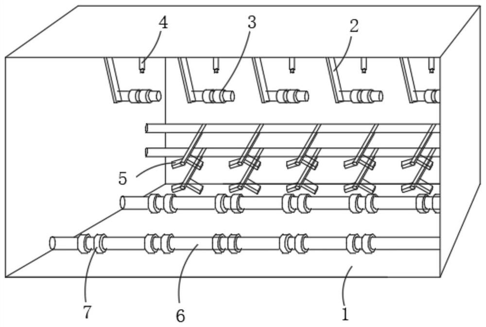 Automatic spraying type reel cleaning device and using method thereof