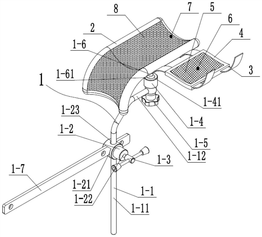 Gynecological operation auxiliary device and operating bed