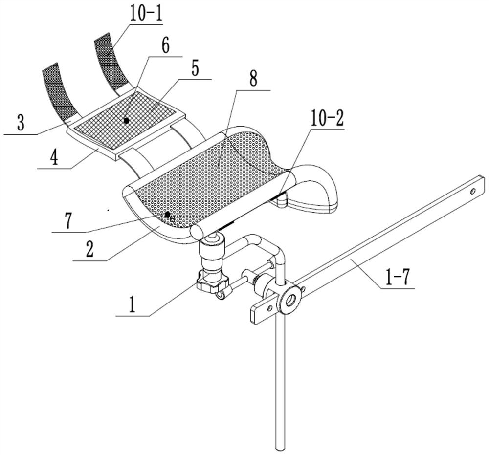 Gynecological operation auxiliary device and operating bed